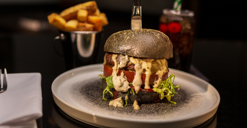 The Crown at Woodbridge speciality burger
