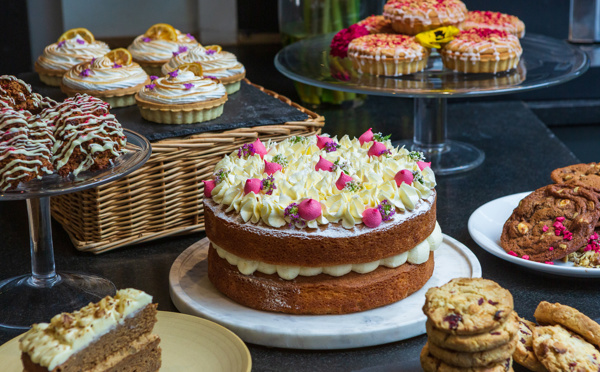 Coffee and cake selection