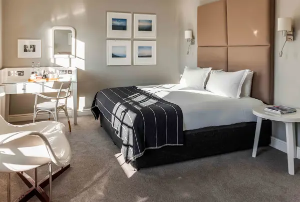 Bedroom at The Crown at Woodbridge