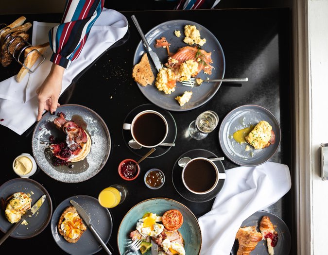 Brunch selection - The Crown at Woodbridge