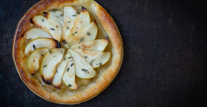 Tarte tatin baked - The Crown at Woodbridge