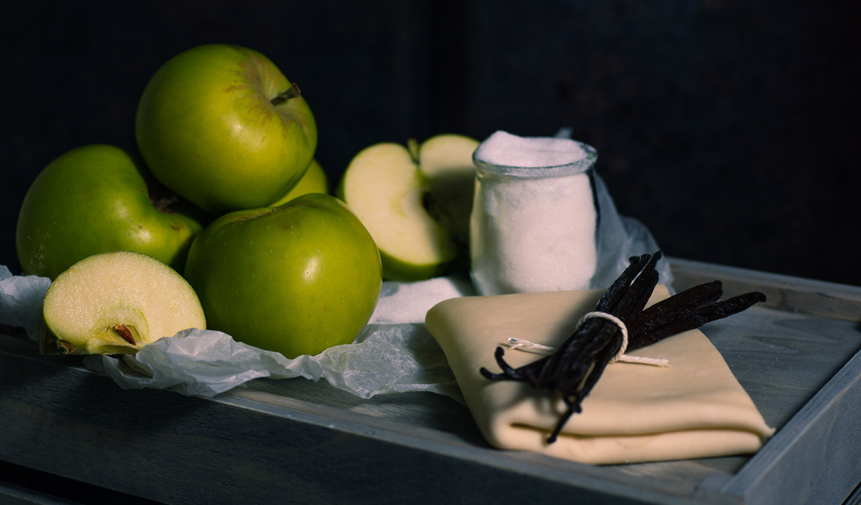 Tarte tatin ingredients - The Crown at Woodbridge