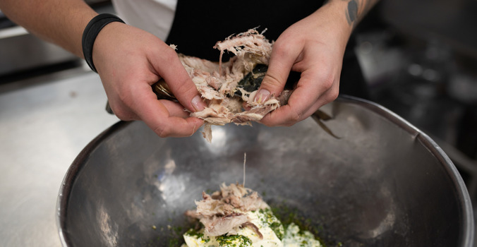 Food, preparation - The Crown at Woodbridge
