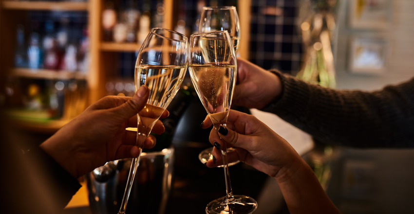 Toasting Champagne