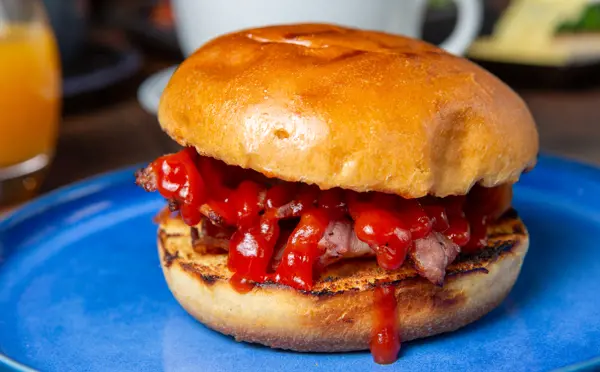 Bacon bap and coffee deal